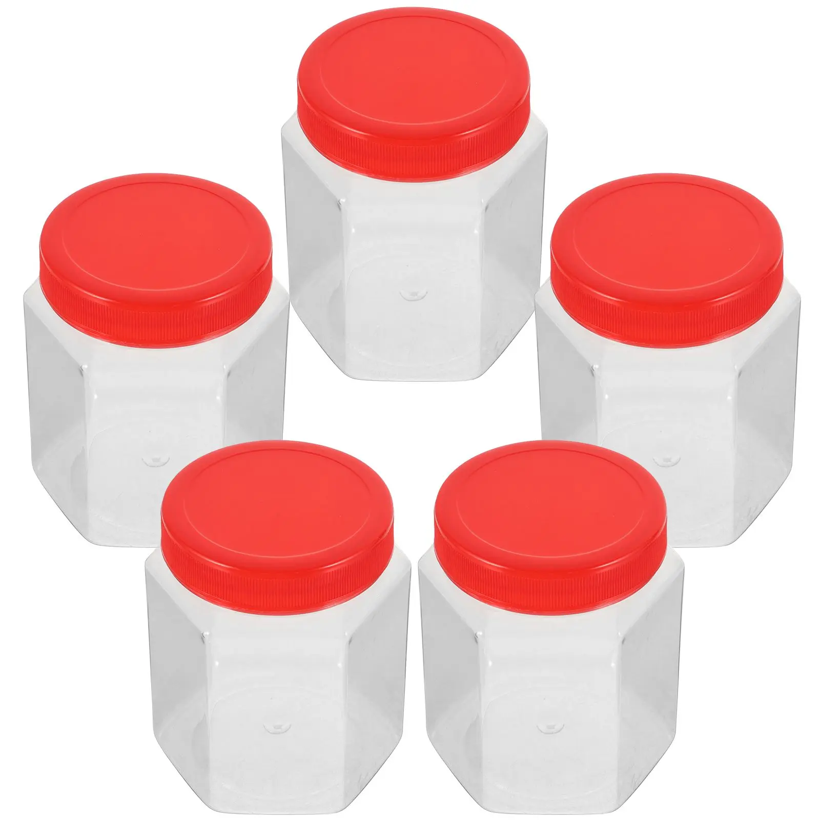 5Pcs Hexagonal Airtight Food Storage Containers Large Capacity Clear Jars Sugar Rice Flour Kitchen ganizers
5Pcs Hexagonal Airtight Food Storage Containers Large Capacity Clear Jars Sugar Rice Flour Kitchen ganizers