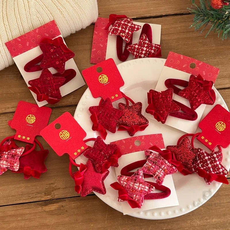 1Pair New Year Red Star Hair Clips For Women Girls Sweet Bangs Hair Clip Fashion Side Clip Versatile Hair Accessories Gifts
1Pair New Year Red Star Hair Clips For Women Girls Sweet Bangs Hair Clip Fashion Side Clip Versatile Hair Accessories Gifts