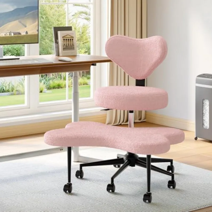 Cross Legged Office Chair with Wheels 4INCH ADHD Chair for Adults Meditation Chair Height Adjustable Seat Yoga Chair Teddy Fabr
Cross Legged Office Chair with Wheels 4INCH ADHD Chair for Adults Meditation Chair Height Adjustable Seat Yoga Chair Teddy Fabr