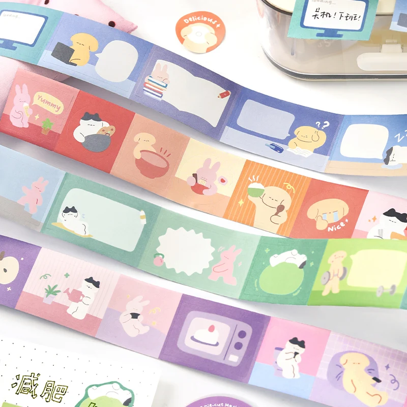 200cm/Roll INS Masking Tapes Cute cartoon pattern Decorative Label Stickers for Journal Scrapbooking Diary Album Stationery Tape
200cm/Roll INS Masking Tapes Cute cartoon pattern Decorative Label Stickers for Journal Scrapbooking Diary Album Stationery Tape