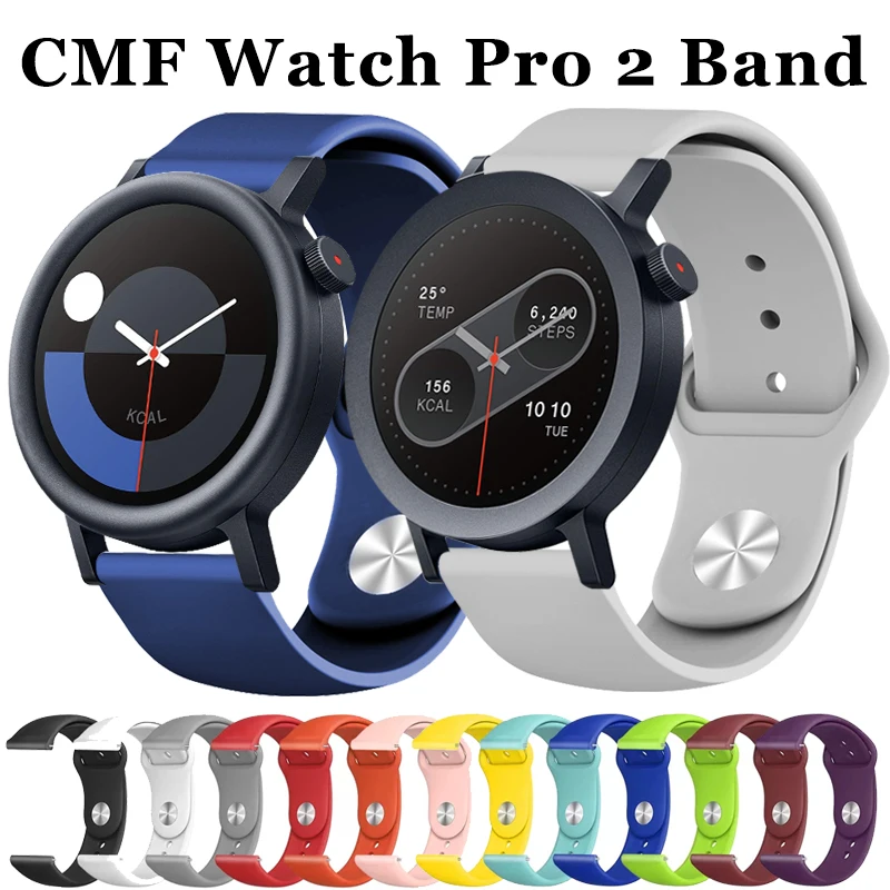 22mm Strap For CMF Watch Pro 2 Soft Silicone Breathable Sport Bracelet For CMF by Nothing Watch Pro Smart Watch Band Correa
22mm Strap For CMF Watch Pro 2 Soft Silicone Breathable Sport Bracelet For CMF by Nothing Watch Pro Smart Watch Band Correa