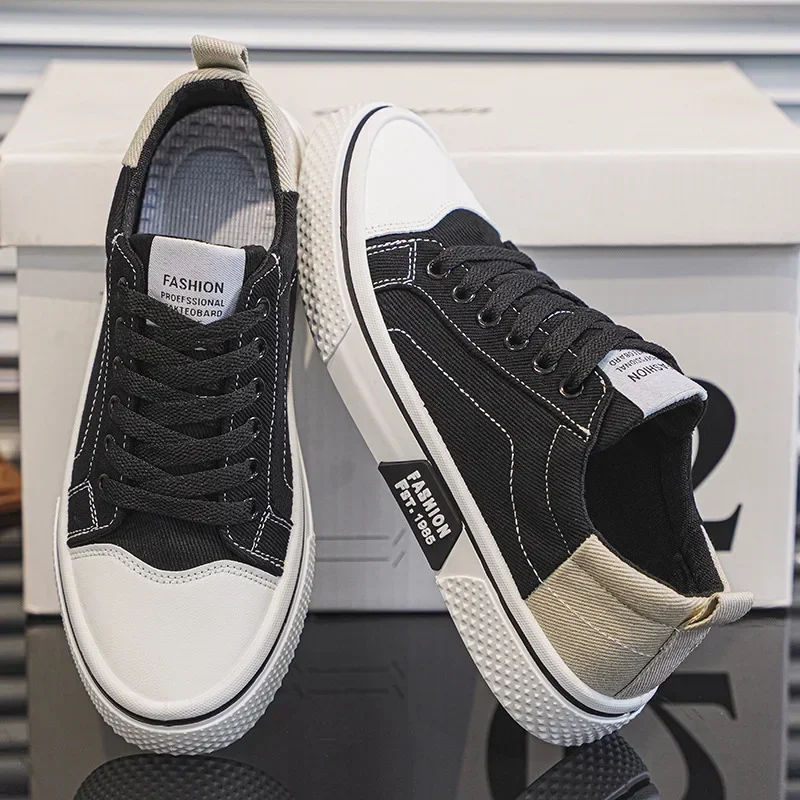 2025 Summer New Men's Breathable Versatile Skateboarding Shoes Men's Soft Bottom Casual Sports Trend Fashion Canvas Shoes size46
2025 Summer New Men's Breathable Versatile Skateboarding Shoes Men's Soft Bottom Casual Sports Trend Fashion Canvas Shoes size46