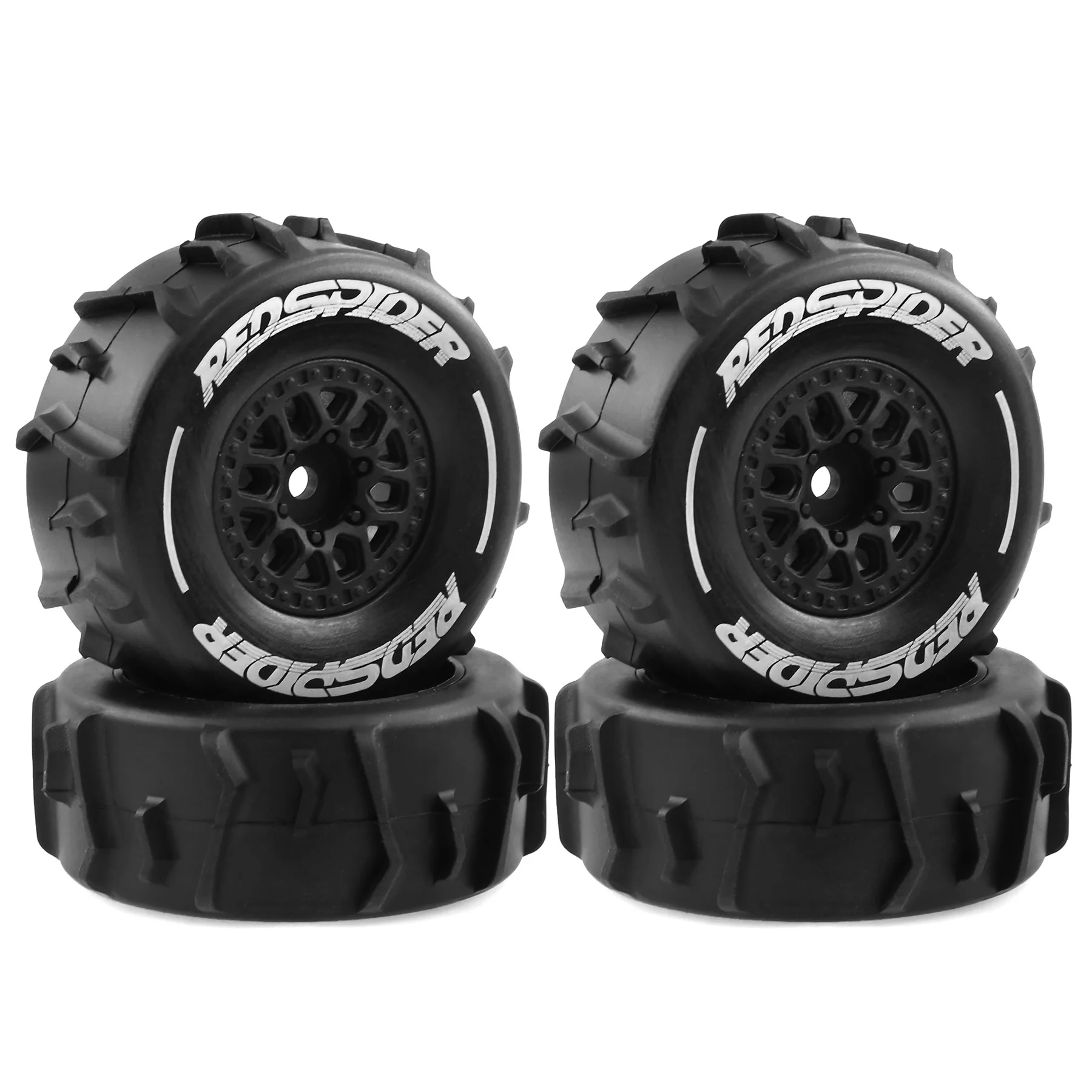 RED SPIDER 4Pcs 12mm Hex Snow and Sand Mud Off-Road Buggy Tires Wheel Compatible for WLtoys 144001 HBX 1/14 1/16 1/18 RC Car
RED SPIDER 4Pcs 12mm Hex Snow and Sand Mud Off-Road Buggy Tires Wheel Compatible for WLtoys 144001 HBX 1/14 1/16 1/18 RC Car