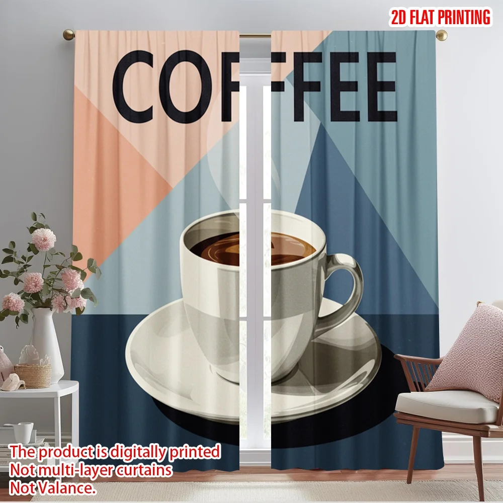2pcs 2D flat printing Drapes Bauhaus Coffee Exhibition Fabric Without Electricity Seasonal Party & Holiday Decor for Festive
2pcs 2D flat printing Drapes Bauhaus Coffee Exhibition Fabric Without Electricity Seasonal Party & Holiday Decor for Festive