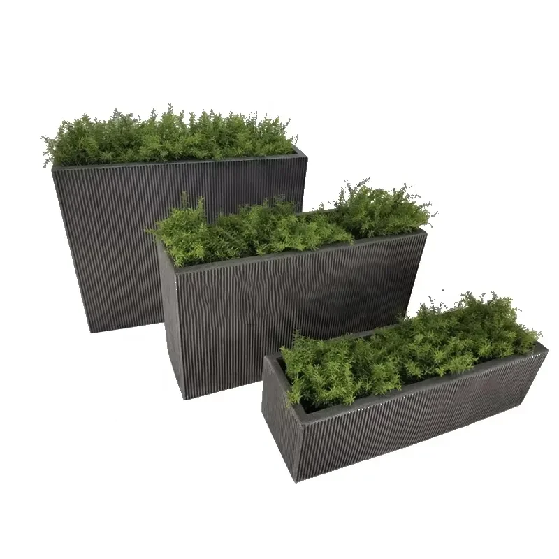 Nordic Big Flowerpots Indoor Outdoor Rectangular Flower Boxes Vase Home Garden Decor Fibreglass Planter
Nordic Big Flowerpots Indoor Outdoor Rectangular Flower Boxes Vase Home Garden Decor Fibreglass Planter