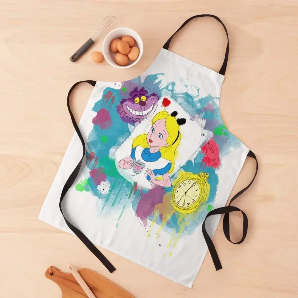 Alice Apron work gowns for women cleaning Kids Waterproof japanese style Apron 
Alice Apron work gowns for women cleaning Kids Waterproof japanese style Apron