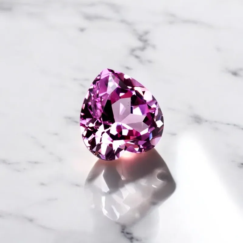 Сапфир в форме сердца розового цвета, выращенный в лаборатории драгоценный камень для DIY, материалы для изготовления ювелирных изделий, несколько форм на выбор с сертификатом
Сапфир в форме сердца розового цвета, выращенный в лаборатории драгоценный камень для DIY, материалы для изготовления ювелирных изделий, несколько форм на выбор с сертификатом