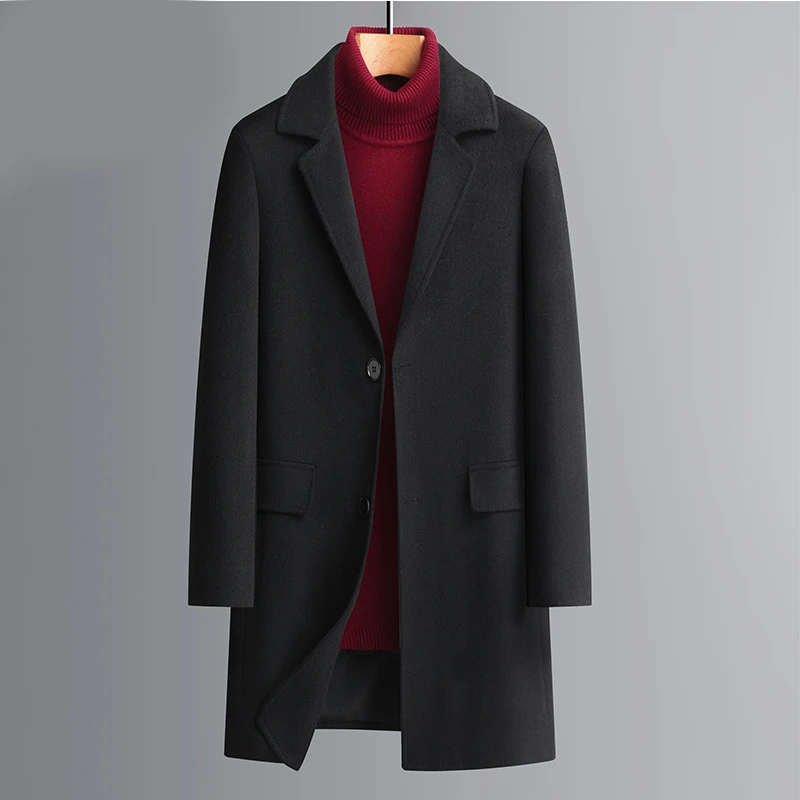 2023 Coat Men's Mid Length Korean Casual Youth Winter New Thickened Versatile Coat
2023 Coat Men's Mid Length Korean Casual Youth Winter New Thickened Versatile Coat