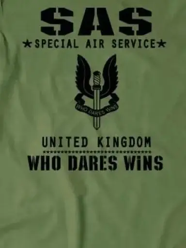British SAS United Kingdom Special Air Service T-Shirt New 100% Cotton O-Neck Summer Short Sleeve Casual Mens T-shirt Size S-3XL
British SAS United Kingdom Special Air Service T-Shirt New 100% Cotton O-Neck Summer Short Sleeve Casual Mens T-shirt Size S-3XL