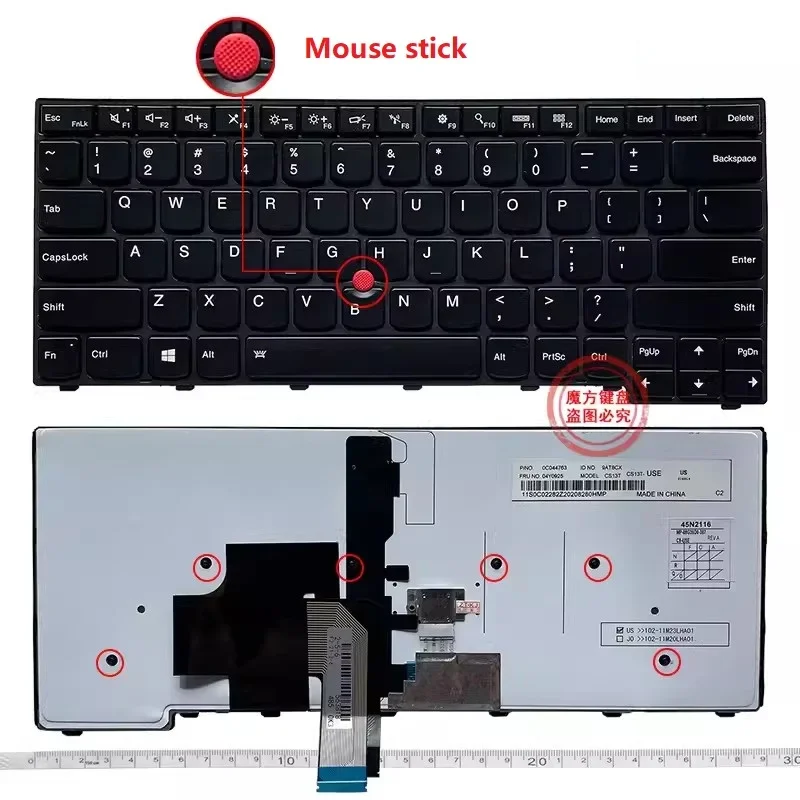 New US Keyboard Backlight For IBM Lenovo E431 E440 T431S T440 T450 T460 T450S L440 L470 L450 L460 T440P T440S
New US Keyboard Backlight For IBM Lenovo E431 E440 T431S T440 T450 T460 T450S L440 L470 L450 L460 T440P T440S