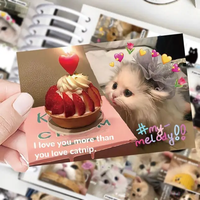 62 pcs Cute Kitten Stickers Adorable Pet Cat Cartoon Decoration Notebook Phone Case Water Cup Scrapbooking Decorations Stickers
62 pcs Cute Kitten Stickers Adorable Pet Cat Cartoon Decoration Notebook Phone Case Water Cup Scrapbooking Decorations Stickers