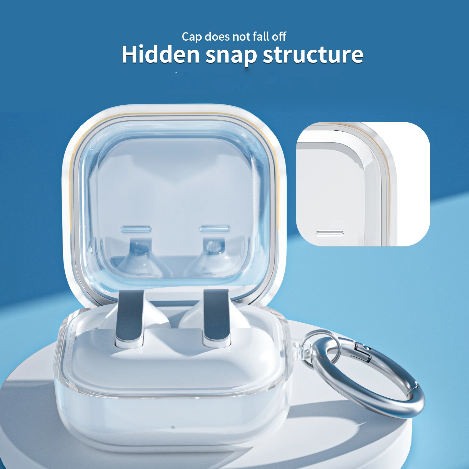 Tpu Protective With Keychain Clr Soft Protective Cover Transparent Cover For Samsung Galaxy Buds 4 / Galaxy Buds 4 Pro Wireless
Tpu Protective With Keychain Clr Soft Protective Cover Transparent Cover For Samsung Galaxy Buds 4 / Galaxy Buds 4 Pro Wireless