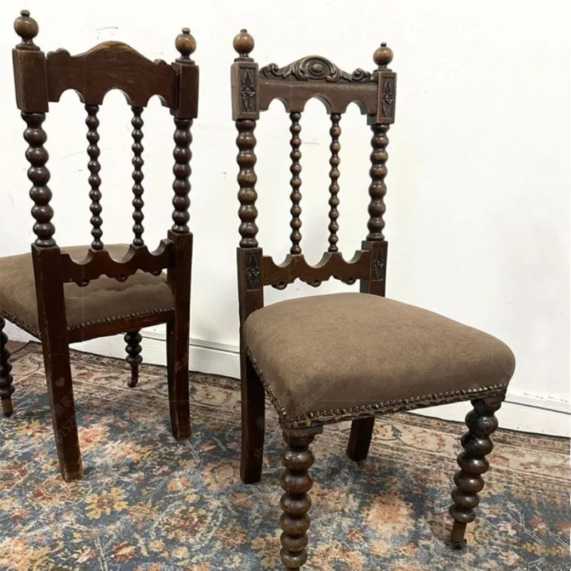 Solid wood dining chair retro old carving gourd leisure chair
Solid wood dining chair retro old carving gourd leisure chair