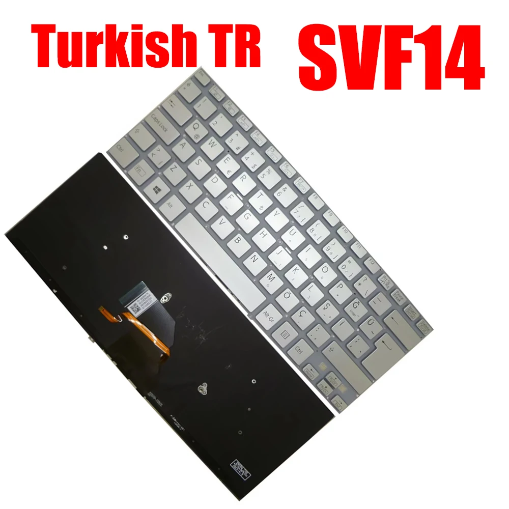 Laptop Keyboard For SONY SVF14 149239341TR 149237541TR 149236941TR 149237241TR Turkish TR New
Laptop Keyboard For SONY SVF14 149239341TR 149237541TR 149236941TR 149237241TR Turkish TR New