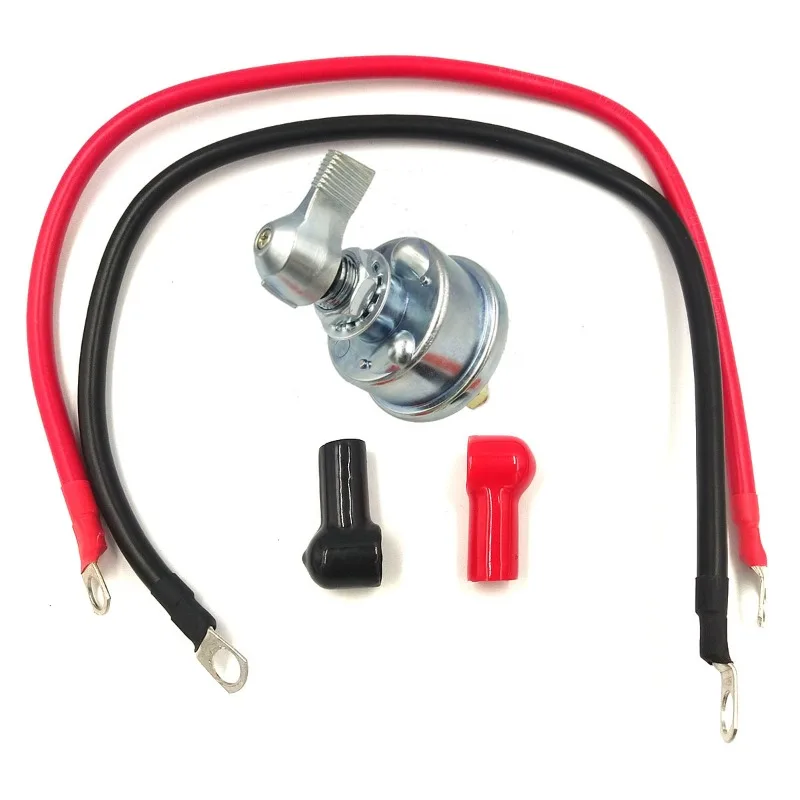 2Pcs Car Battery Kill Switch Kit, Knob Power Cut-Off Switch with Wiring, Silver Copper Anti-Leakage Isolator for Truck Boat RV
2Pcs Car Battery Kill Switch Kit, Knob Power Cut-Off Switch with Wiring, Silver Copper Anti-Leakage Isolator for Truck Boat RV
