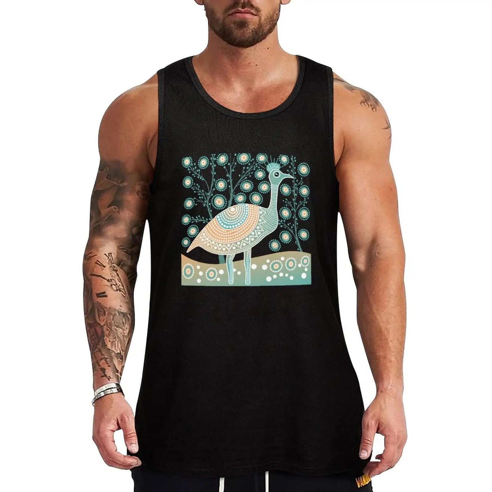Emu Aboriginal Tribal Art Dots Painting Tank Top Sleeveless Sports Tank Top Gym Training Moisture Wicking
Emu Aboriginal Tribal Art Dots Painting Tank Top Sleeveless Sports Tank Top Gym Training Moisture Wicking