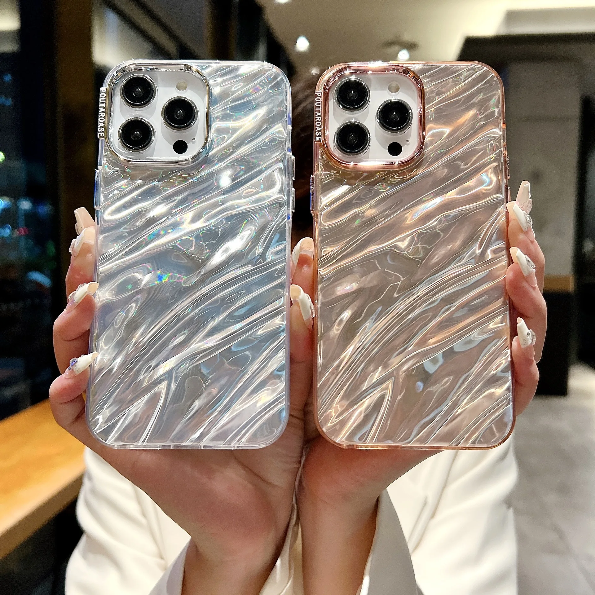 Creative water ripple, halo laser, phone case, For iPhone 16 15 Pro Max 14 13 12 11Pro max electroplating ring protective case
Creative water ripple, halo laser, phone case, For iPhone 16 15 Pro Max 14 13 12 11Pro max electroplating ring protective case