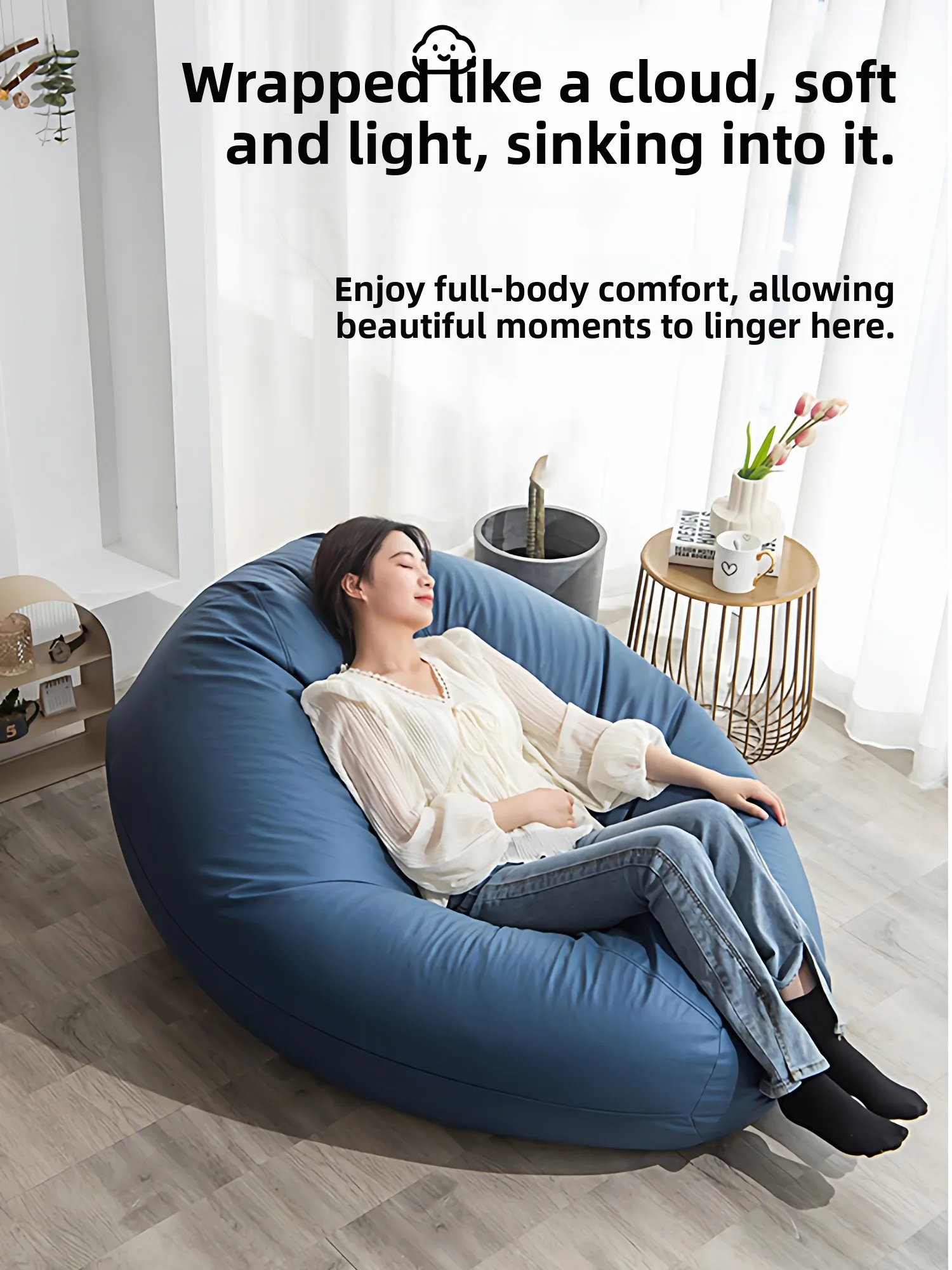 Waterproof Technology Fabric Bean Bag Sofa Cover Tat Full Wrap Single Person Couch Cuion Simple Modern Sle Home Decor
Waterproof Technology Fabric Bean Bag Sofa Cover Tat Full Wrap Single Person Couch Cuion Simple Modern Sle Home Decor