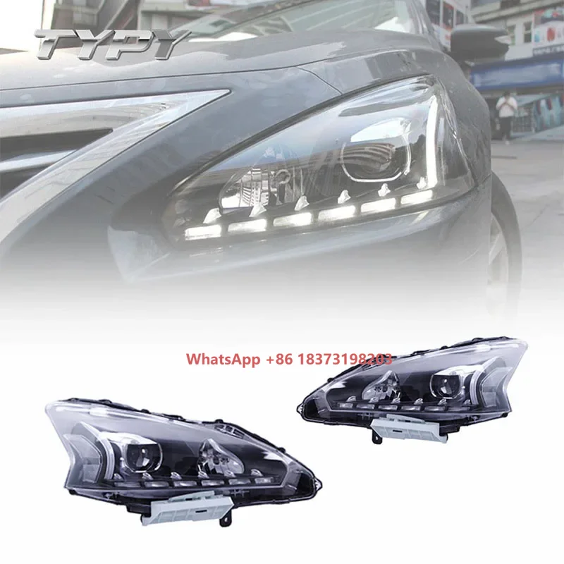 High Brightness Headlamp Assembly Modified LED Head Lamp Head Light Daytime Running Lights for Nissan Teana Altima 2013-2015
High Brightness Headlamp Assembly Modified LED Head Lamp Head Light Daytime Running Lights for Nissan Teana Altima 2013-2015