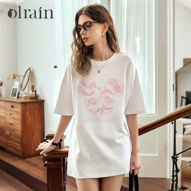 OLrain Summer Oversized Long Tee Women Embroidered White Graphic T-shirt 2025 Fashion Short Sleeve Pullover Top Woman O24XT91688
OLrain Summer Oversized Long Tee Women Embroidered White Graphic T-shirt 2025 Fashion Short Sleeve Pullover Top Woman O24XT91688