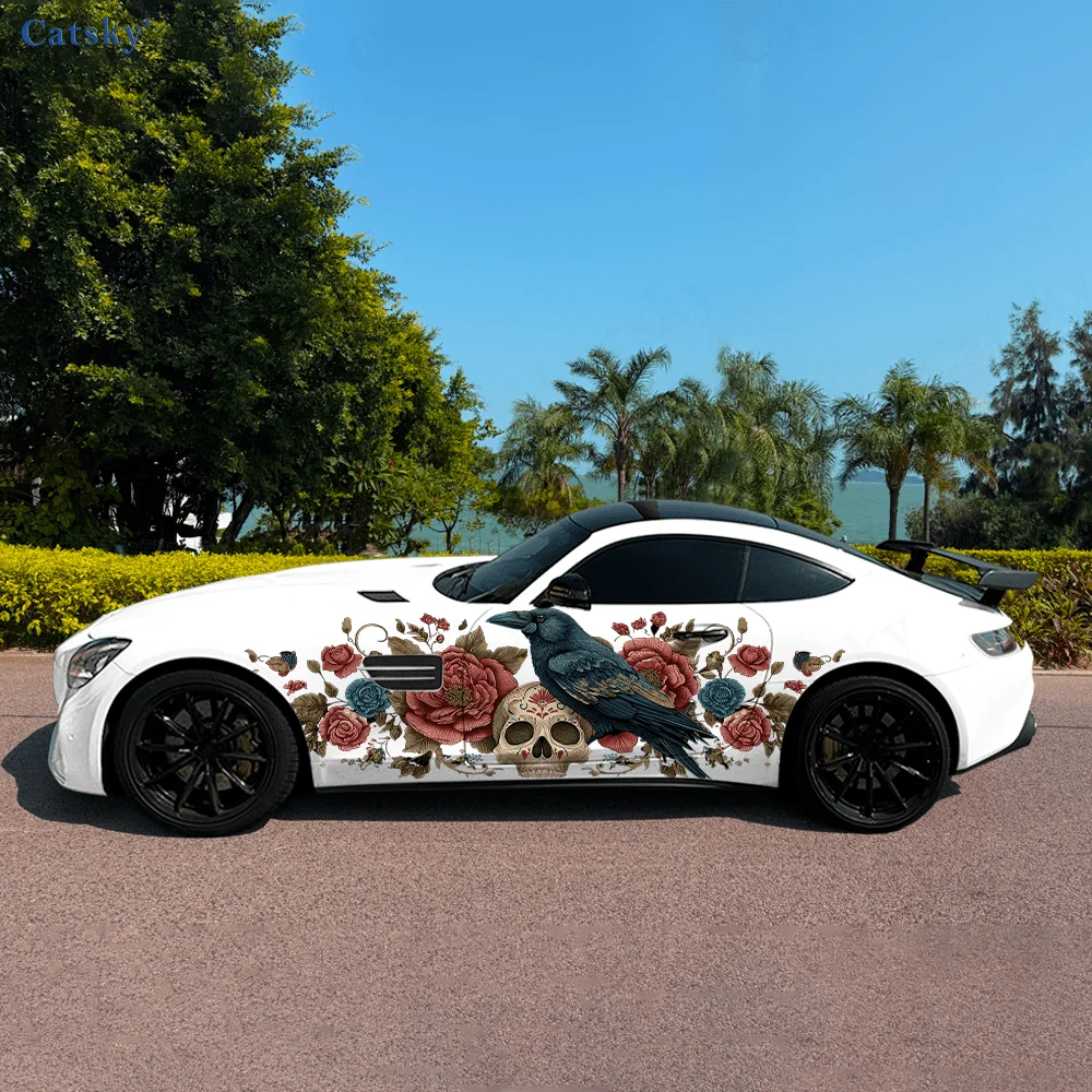 Виниловые наклейки для автомобиля с цветами, черепами, воронками, самоклеящаяся наклейка из ПВХ, подходит для грузовиков, внедорожников, украшения, автоаксессуары, подарок
Виниловые наклейки для автомобиля с цветами, черепами, воронками, самоклеящаяся наклейка из ПВХ, подходит для грузовиков, внедорожников, украшения, автоаксессуары, подарок