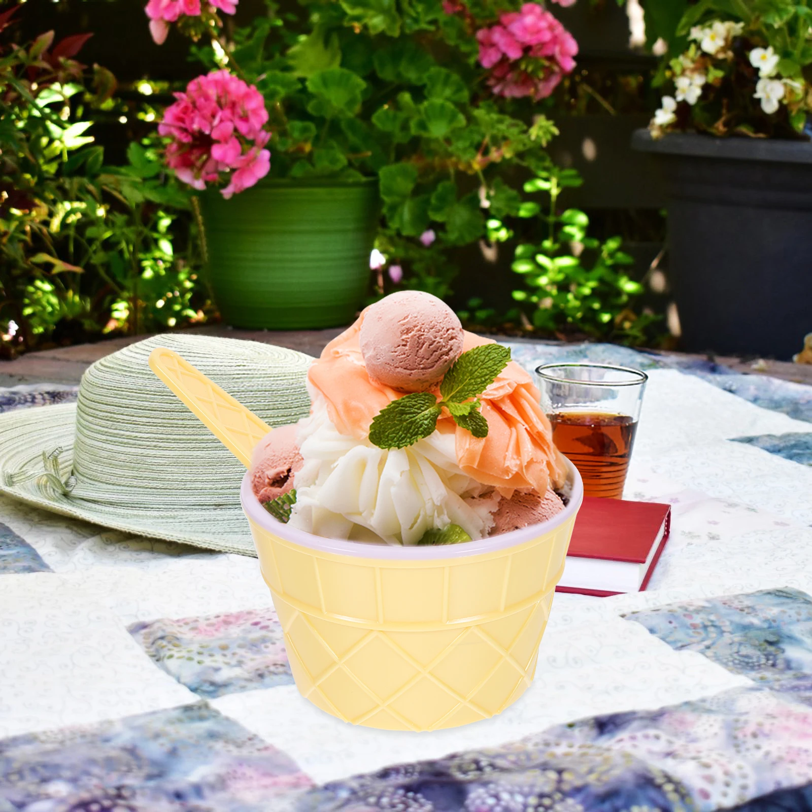 1Set Ice Cream Bowls Set Stylish Reusable Plastic Bowl for Ice Cream Pudding Salad Tableware Household Use
1Set Ice Cream Bowls Set Stylish Reusable Plastic Bowl for Ice Cream Pudding Salad Tableware Household Use