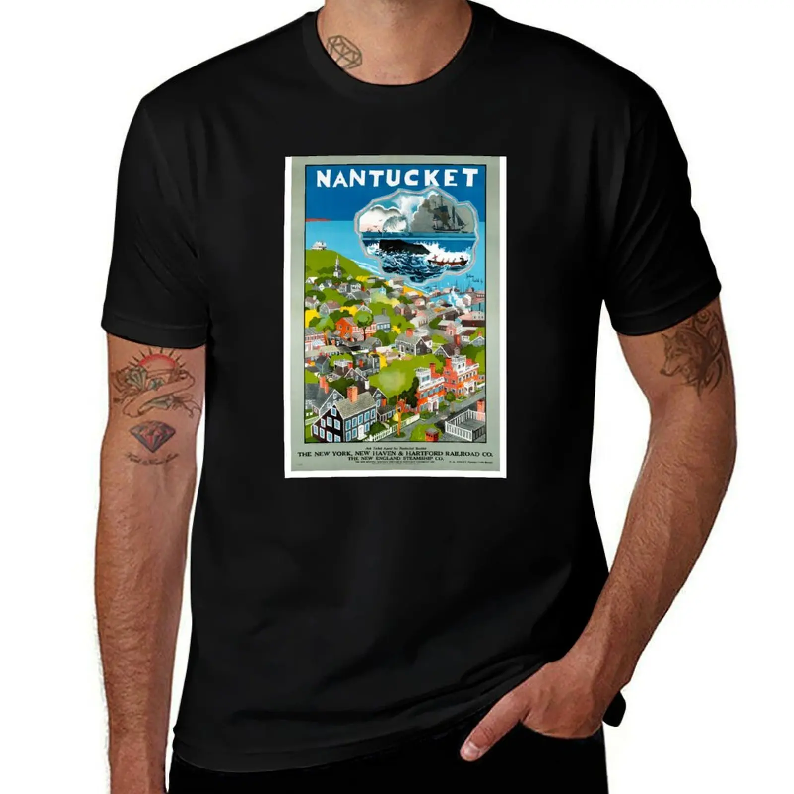Nantucket USA Vintage Travel Poster Restored T-Shirt Holiday Lightweight T-Shirt
Nantucket USA Vintage Travel Poster Restored T-Shirt Holiday Lightweight T-Shirt