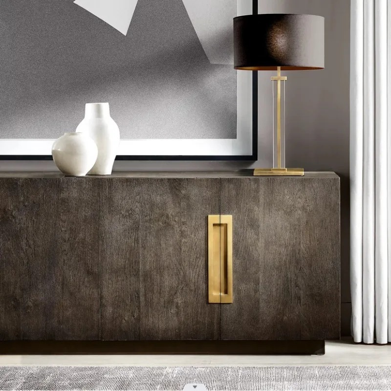 Home entrance cabinet American retro solid wood dining side cabinet household
Home entrance cabinet American retro solid wood dining side cabinet household