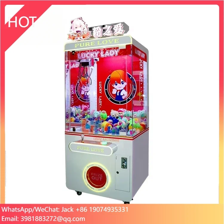 Lifun Factory Pure Love Coin Operated Toys Vending Catch Crane Machine Doll Claw Crane Game Machine With Bill Acceptor
Lifun Factory Pure Love Coin Operated Toys Vending Catch Crane Machine Doll Claw Crane Game Machine With Bill Acceptor