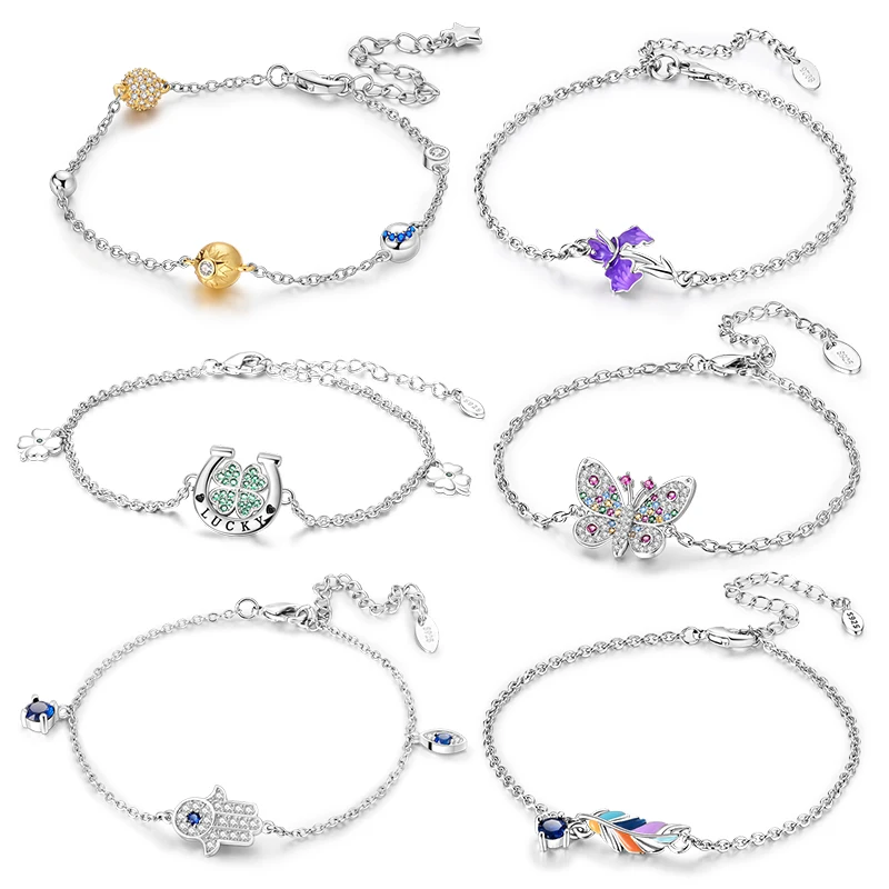 925 Silver One Size Fits All Bracelet Love Warbler Flower Bracelet Zircon Crystal Chain For Women Fashion Noble Engagement Glam
925 Silver One Size Fits All Bracelet Love Warbler Flower Bracelet Zircon Crystal Chain For Women Fashion Noble Engagement Glam