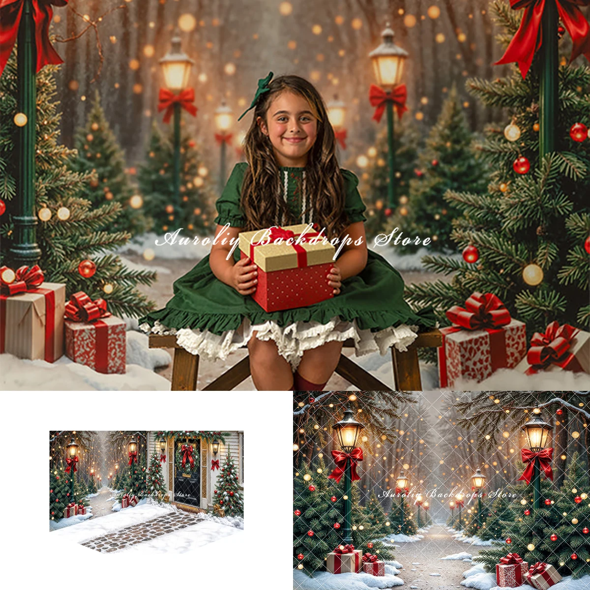 Bows Berries Door Backdrops Child Photo Studio Props Adult Kids Decor Twinkle Lane Christmas Photography Combination Background
Bows Berries Door Backdrops Child Photo Studio Props Adult Kids Decor Twinkle Lane Christmas Photography Combination Background