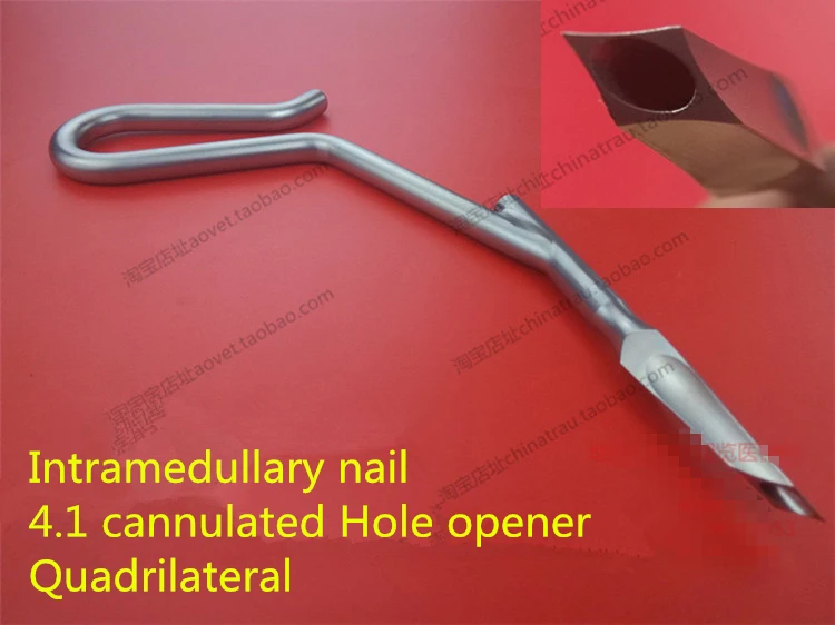 medical orthopedic instrument femur tibia Intramedullary nail 4mm cannulated Hole opener Quadrilateral Square hollow Mouth gag
medical orthopedic instrument femur tibia Intramedullary nail 4mm cannulated Hole opener Quadrilateral Square hollow Mouth gag