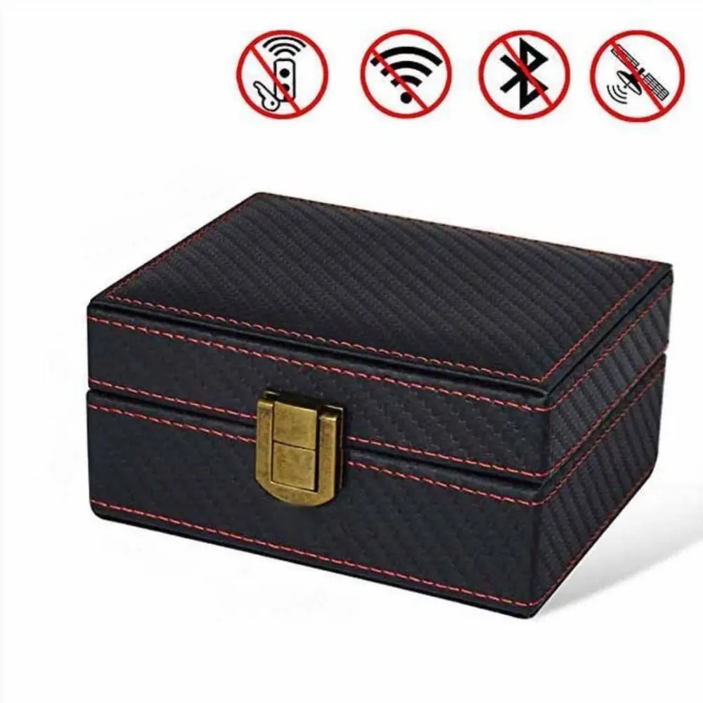 RFID Box Key Fob Protector Faraday Box Anti-Theft Radiation-proof Signal Blocker Safety Black Signal Blocker Cage Mobile Phone
RFID Box Key Fob Protector Faraday Box Anti-Theft Radiation-proof Signal Blocker Safety Black Signal Blocker Cage Mobile Phone