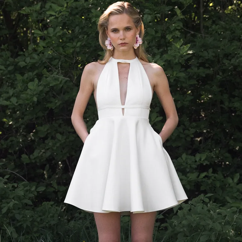 Women's Summer Lace up Mini Skirt Open Back Tight Tie up Party Elegant Club Street Clothing Slim Fit Solid Y2K Dress
Women's Summer Lace up Mini Skirt Open Back Tight Tie up Party Elegant Club Street Clothing Slim Fit Solid Y2K Dress