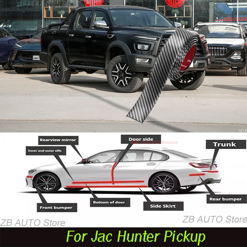 For Jac Hunter Pickup Strong adhesive bumper strip, front and rear lip side skirts, collision and scratch resistant, suitable
For Jac Hunter Pickup Strong adhesive bumper strip, front and rear lip side skirts, collision and scratch resistant, suitable