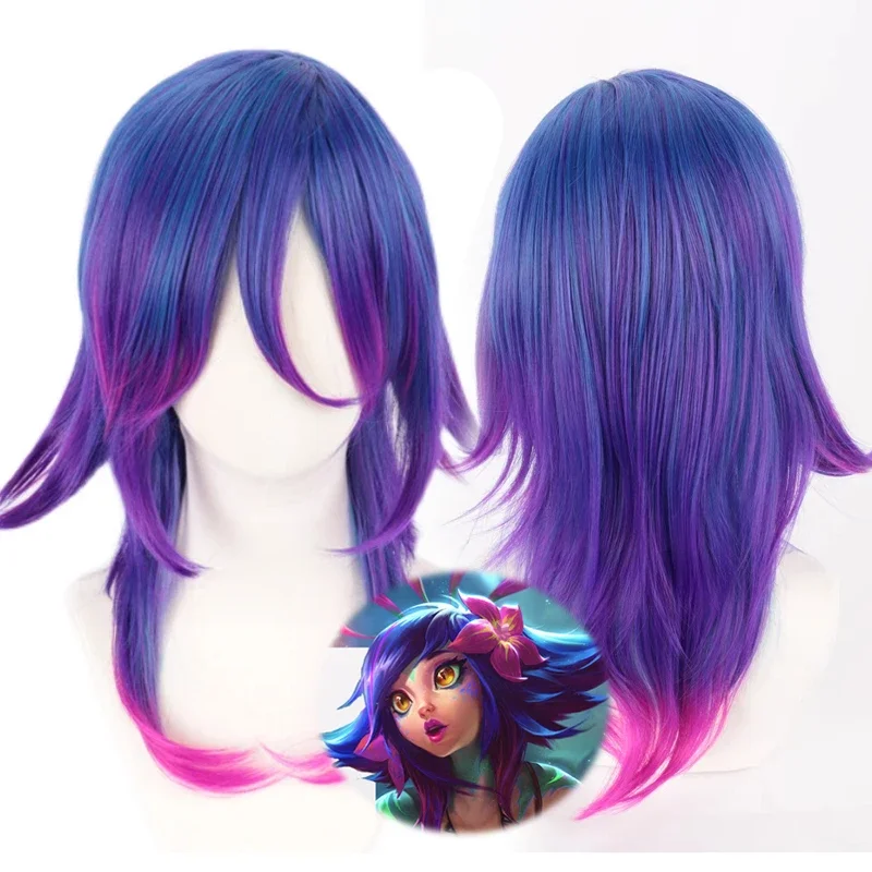 Game LOL Neeko Cosplay Wigs The Curious Chameleon Unisex Short Purple Blue Synthetic Hair Halloween Costume Props Accessories
Game LOL Neeko Cosplay Wigs The Curious Chameleon Unisex Short Purple Blue Synthetic Hair Halloween Costume Props Accessories