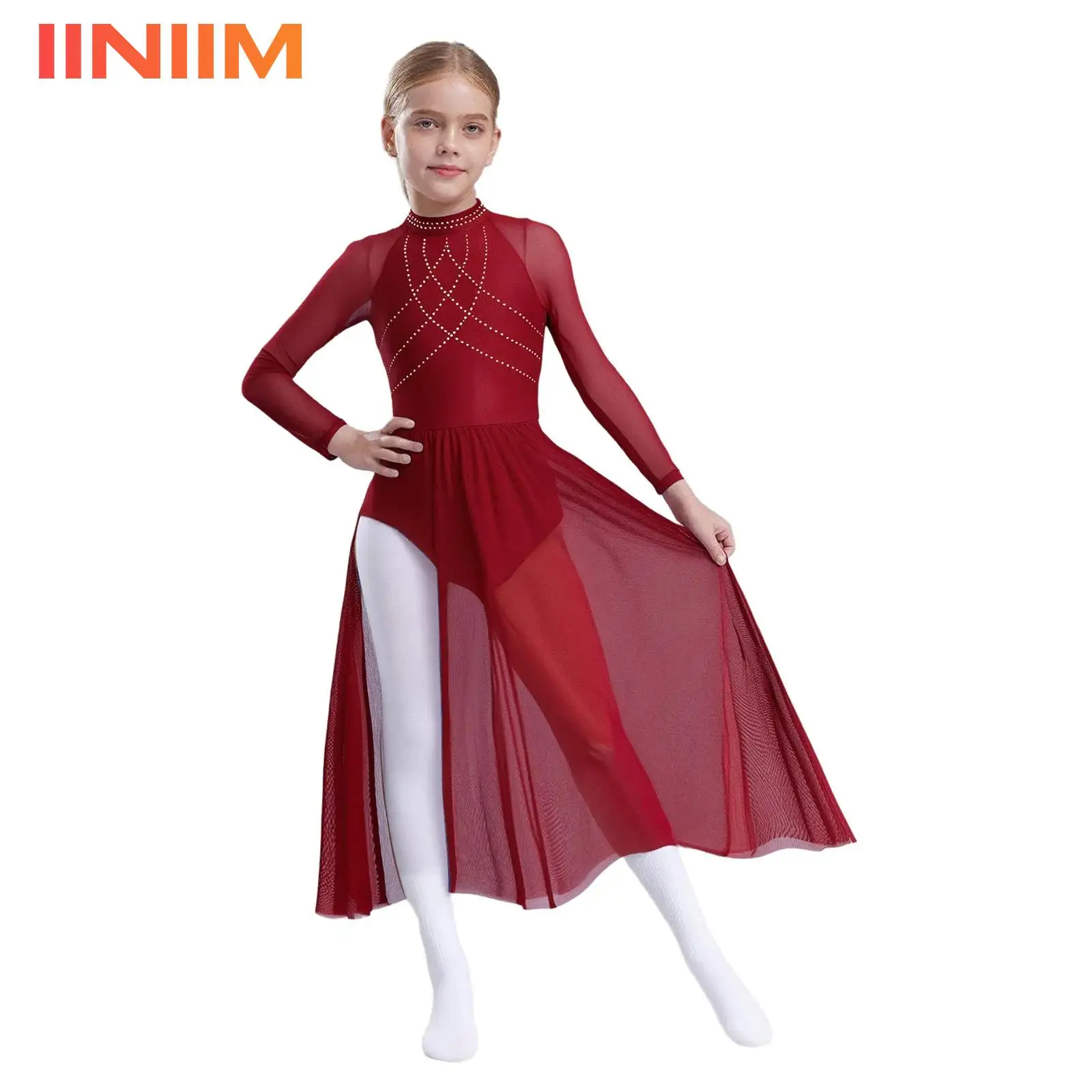 Детский блестящий купальник для девочек с стразами, балетное платье-футляр для вальса, струящийся костюм с длинными рукавами для гимнастики, фигурного катания и лирических танцев
Детский блестящий купальник для девочек с стразами, балетное платье-футляр для вальса, струящийся костюм с длинными рукавами для гимнастики, фигурного катания и лирических танцев