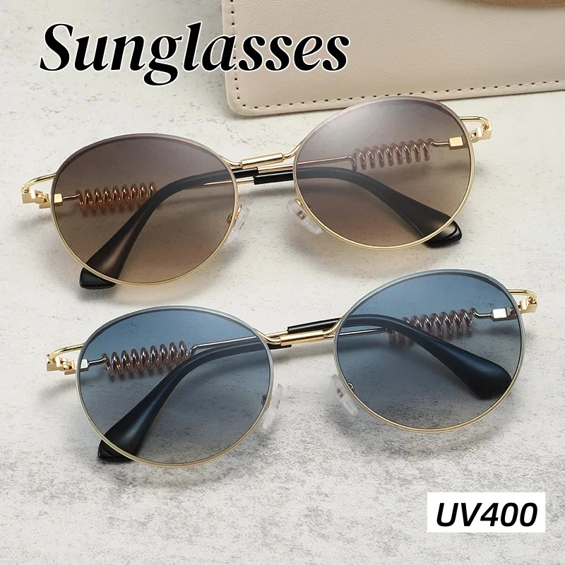 Fashionable Retro Outdoor Sports UV400 Eyeglasses New Personalized Round Frame UV Resistant Sunglasses HD High-quality Eyewear
Fashionable Retro Outdoor Sports UV400 Eyeglasses New Personalized Round Frame UV Resistant Sunglasses HD High-quality Eyewear