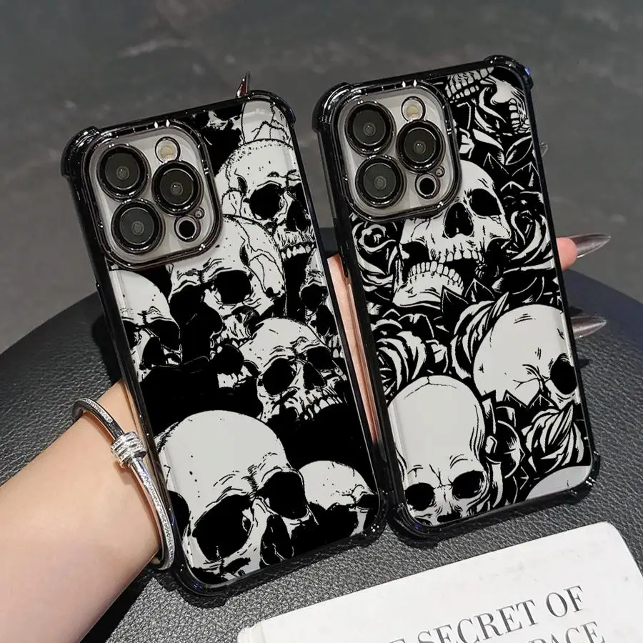 Phone Case for iPhone 16e 17 Air 13 12 11 Pro Max 16 15 14 Plus Clear Cover Fashion Cool Skull
Phone Case for iPhone 16e 17 Air 13 12 11 Pro Max 16 15 14 Plus Clear Cover Fashion Cool Skull