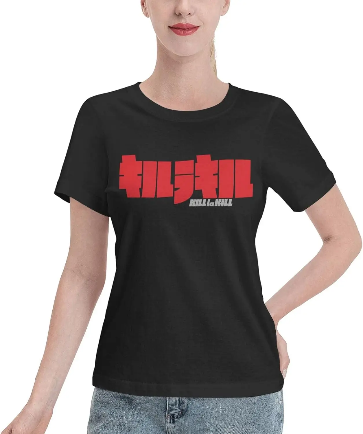 Anime T Shirt Womens Summer Cotton Tee Round Neck Tops Casual Short Sleeve Shirts
Anime T Shirt Womens Summer Cotton Tee Round Neck Tops Casual Short Sleeve Shirts