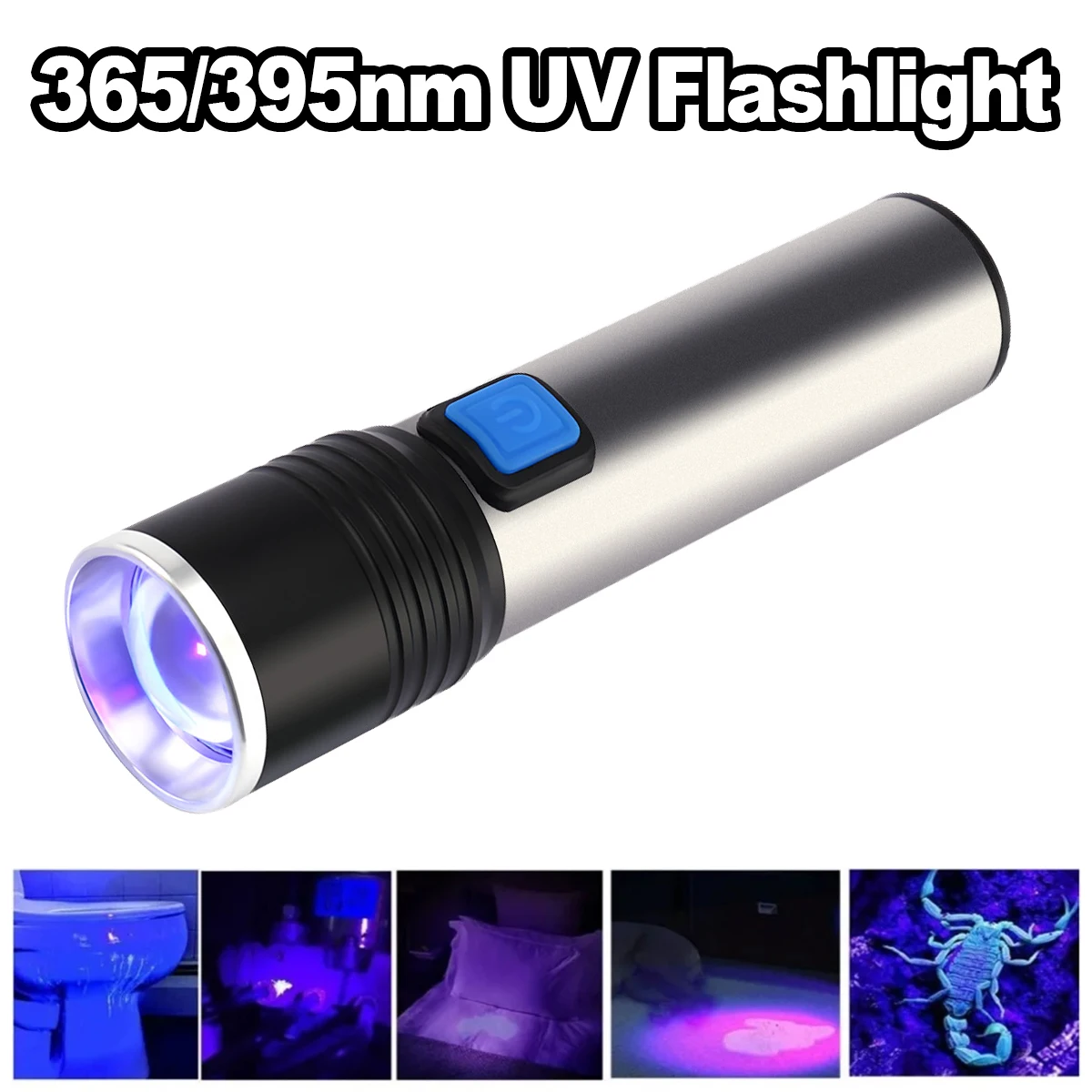 Фонарь Uv - Led Портативный фонарь Алюминиевый фонарь Usb Зарядка ультрафиолетовый черный 365 нм 3 - модовый ультрафиолетовый фонарь
Фонарь Uv - Led Портативный фонарь Алюминиевый фонарь Usb Зарядка ультрафиолетовый черный 365 нм 3 - модовый ультрафиолетовый фонарь