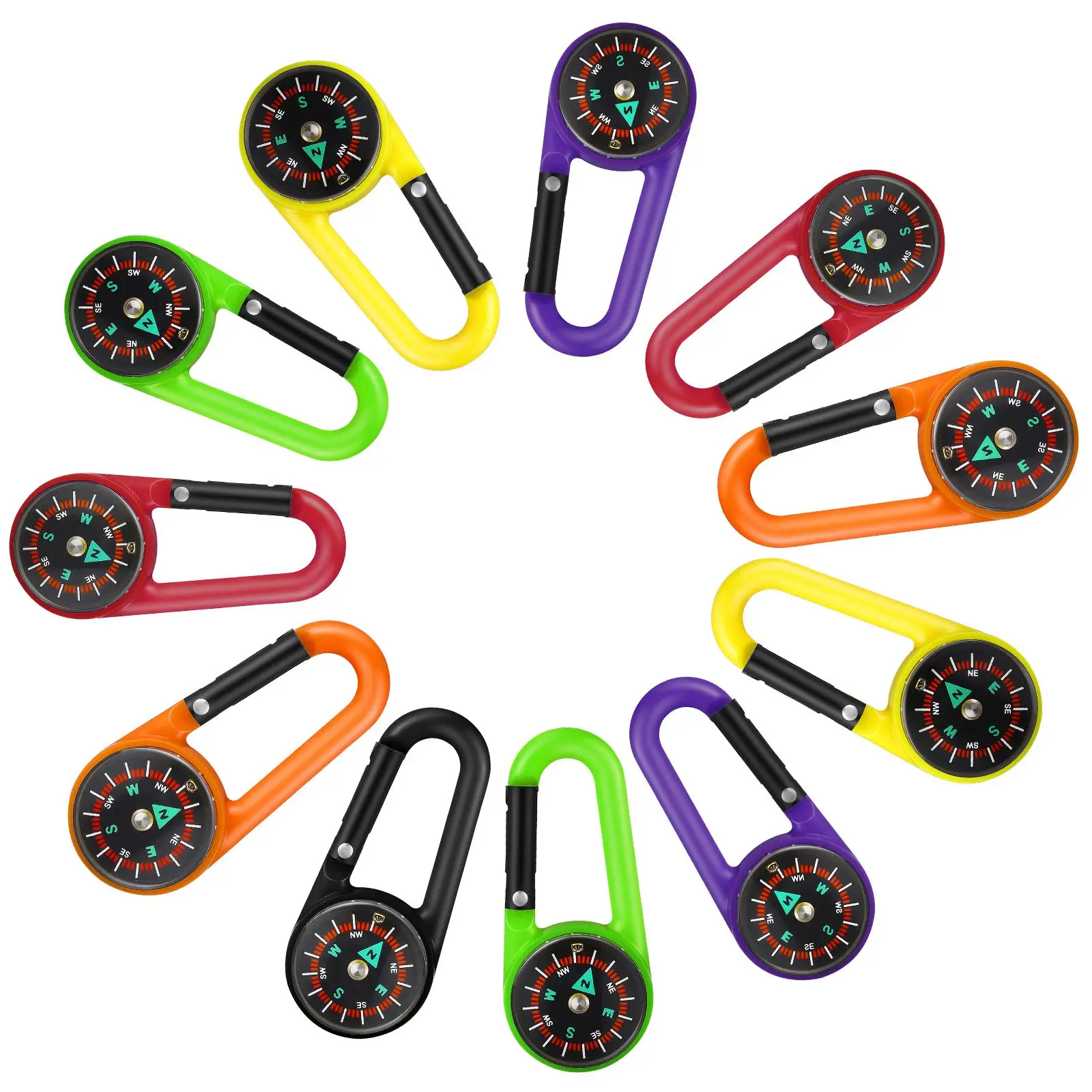 Compass Carabiner Keychain for Hiking Camping Backpacking Outdoor Gear Portable Directional Small Clip Fishing
Compass Carabiner Keychain for Hiking Camping Backpacking Outdoor Gear Portable Directional Small Clip Fishing