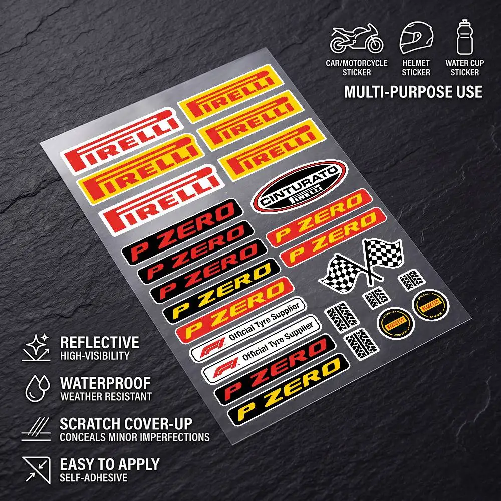 for PIRELLI High Visibility Reflective Waterproof Decal Scratch Hide Sticker Fit Car Motorcycle Helmet Refrigerator
for PIRELLI High Visibility Reflective Waterproof Decal Scratch Hide Sticker Fit Car Motorcycle Helmet Refrigerator