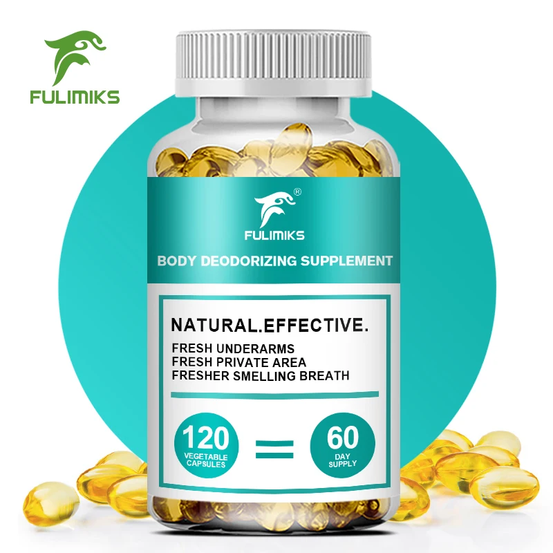 Chlorophyll Capsules Body Deodorizing Supplement Remove Body Odor Fresh Smelling Breath Private Area 60/ 120 Capsules 
Chlorophyll Capsules Body Deodorizing Supplement Remove Body Odor Fresh Smelling Breath Private Area 60/ 120 Capsules