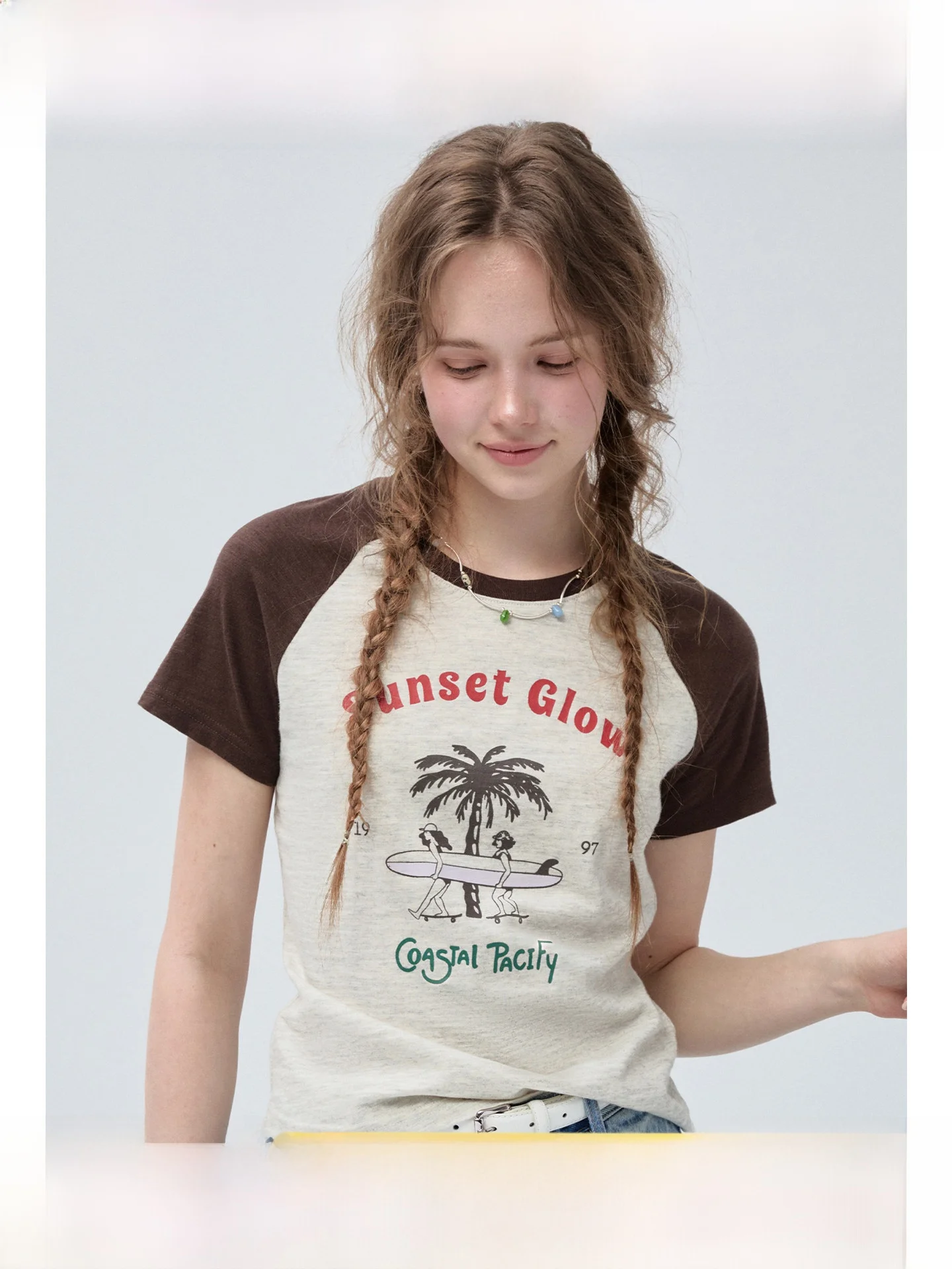 plus Size Women's round Neck Color Block T-Shirt Short Sleeve Slimming Versatile Summer Top Korean Style Printed Cotton Casua...
plus Size Women's round Neck Color Block T-Shirt Short Sleeve Slimming Versatile Summer Top Korean Style Printed Cotton Casua...