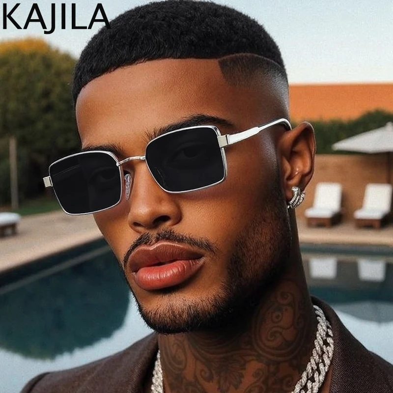 Retro Small Rectangle Steampunk Sunglasses Men 2026 Luxury Brand Classic Metal Frame Punk Sun Glasses Vintage Eyewear For Male
Retro Small Rectangle Steampunk Sunglasses Men 2026 Luxury Brand Classic Metal Frame Punk Sun Glasses Vintage Eyewear For Male