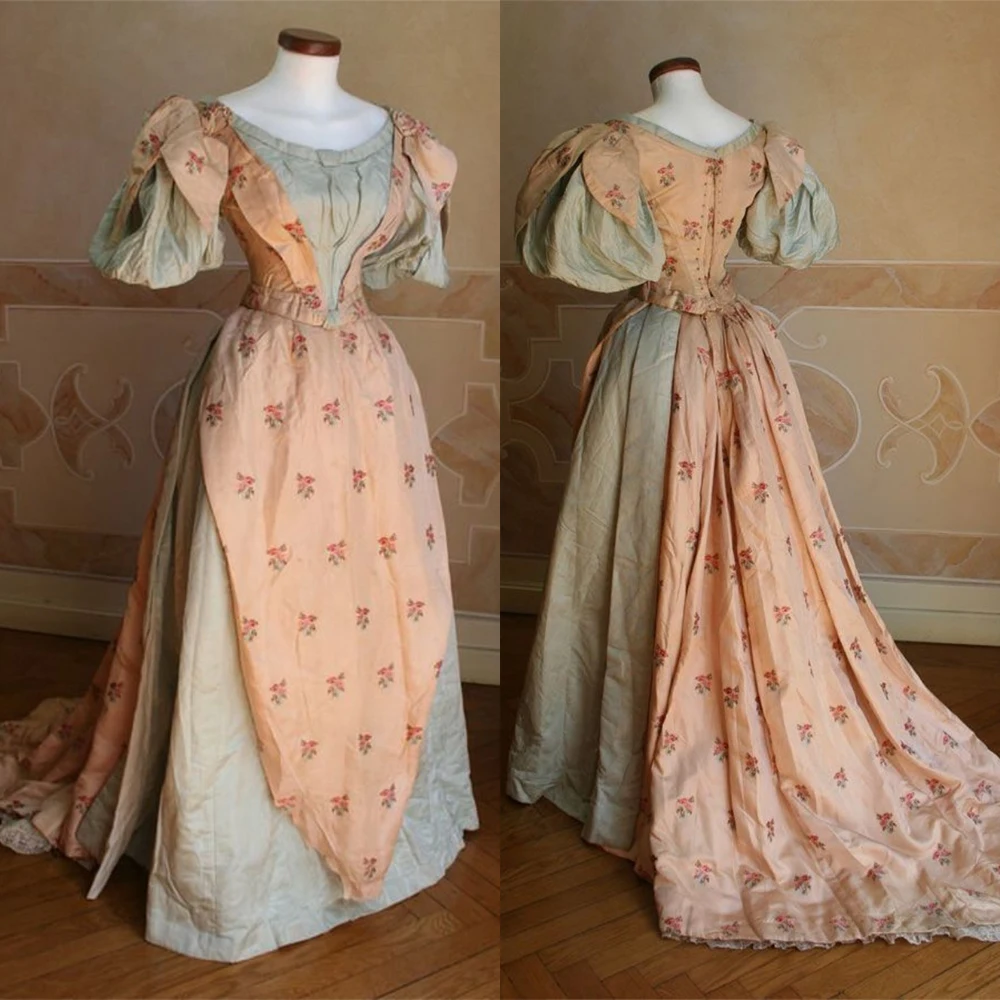 Victorian Court Princess Floral Bustle Dress Romantic French Manor Day Dress Medieval Tea Party Ball Gown Robe A La Francaise
Victorian Court Princess Floral Bustle Dress Romantic French Manor Day Dress Medieval Tea Party Ball Gown Robe A La Francaise