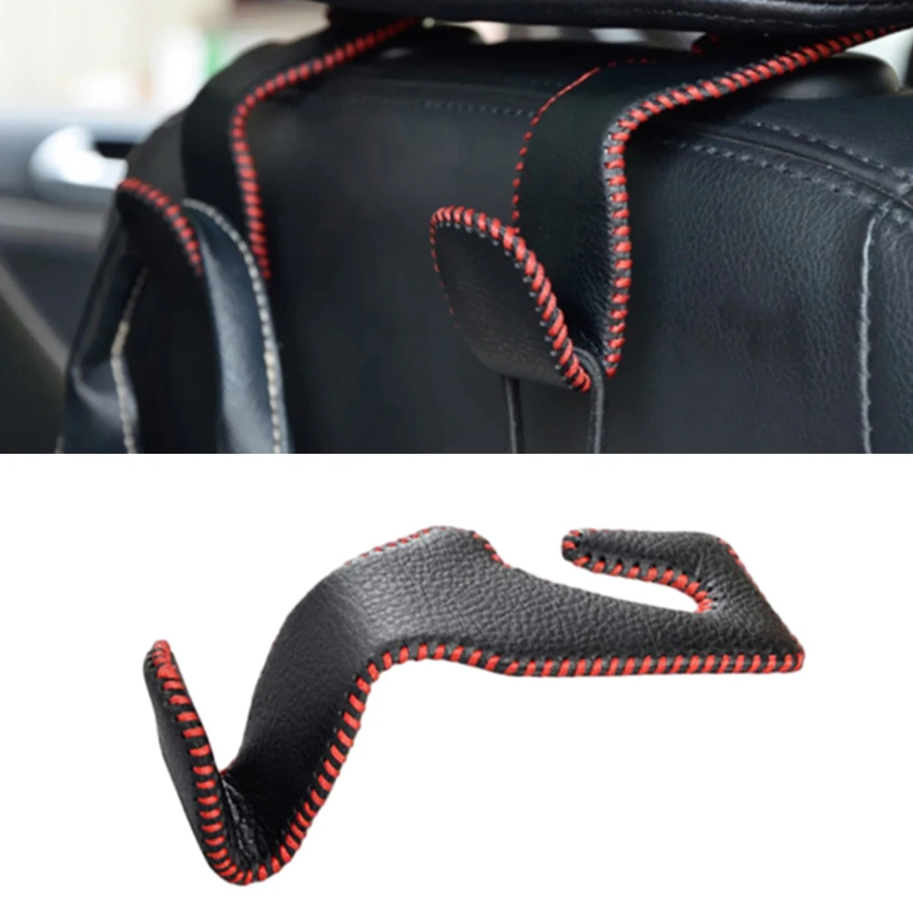 Car Leather Seat Hooks Leather Seat Back Headrest Hook Increase Storage Space Car Interior Accessories
Car Leather Seat Hooks Leather Seat Back Headrest Hook Increase Storage Space Car Interior Accessories