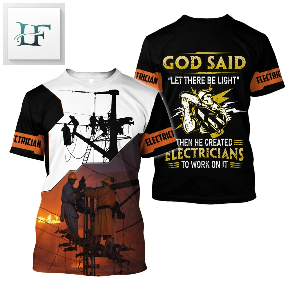Fashion 3D Print T Shirt For Men Electrician Uniform Leisure O-neck Oversized T-shirt Vintage Hip Hop Harajuku Short Sleeve Tops
Fashion 3D Print T Shirt For Men Electrician Uniform Leisure O-neck Oversized T-shirt Vintage Hip Hop Harajuku Short Sleeve Tops