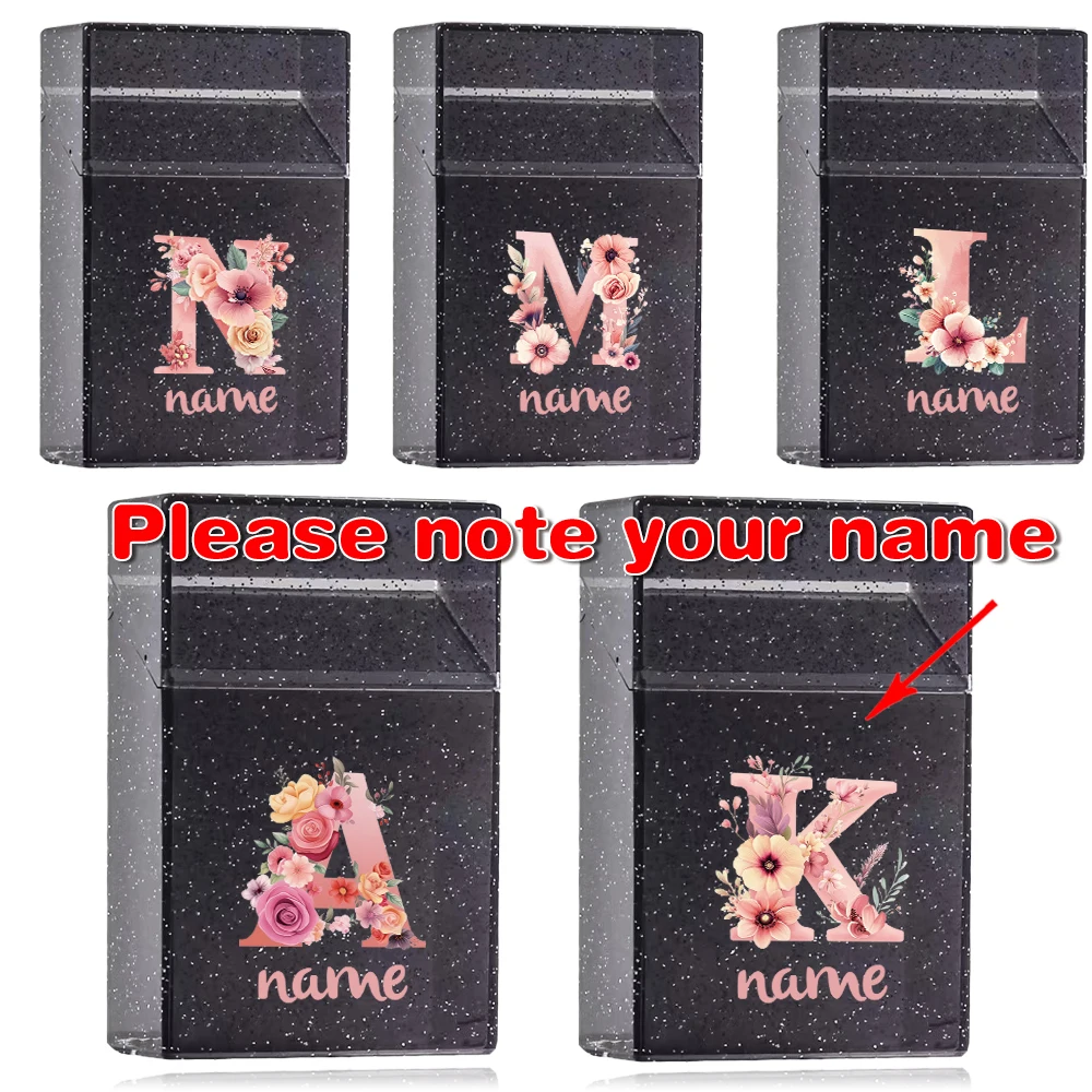 Customized Name Transparent Cigarette Storage Case Crystal Cigarette Box Organizer Tobacco Container For Purse Pocket Travel DIY
Customized Name Transparent Cigarette Storage Case Crystal Cigarette Box Organizer Tobacco Container For Purse Pocket Travel DIY
